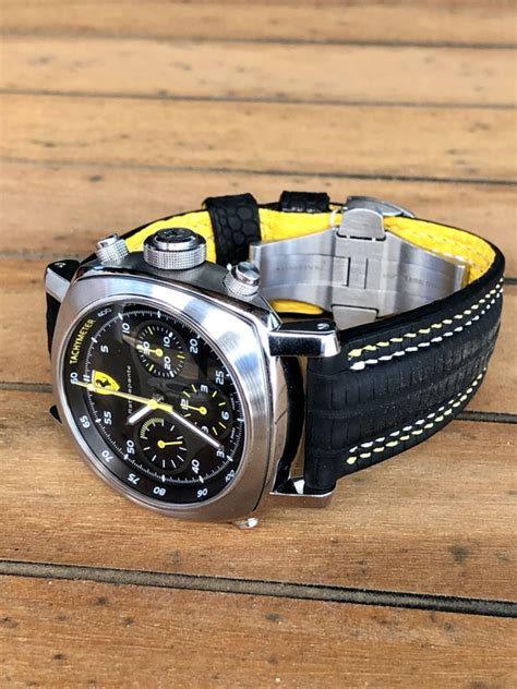 Panerai Ferrari Watch on Custom Lizard strap with